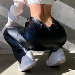 Faux Leather Pants