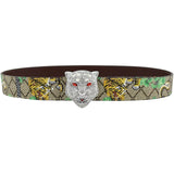 Tiger Rhinestone Belt