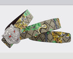 Tiger Rhinestone Belt